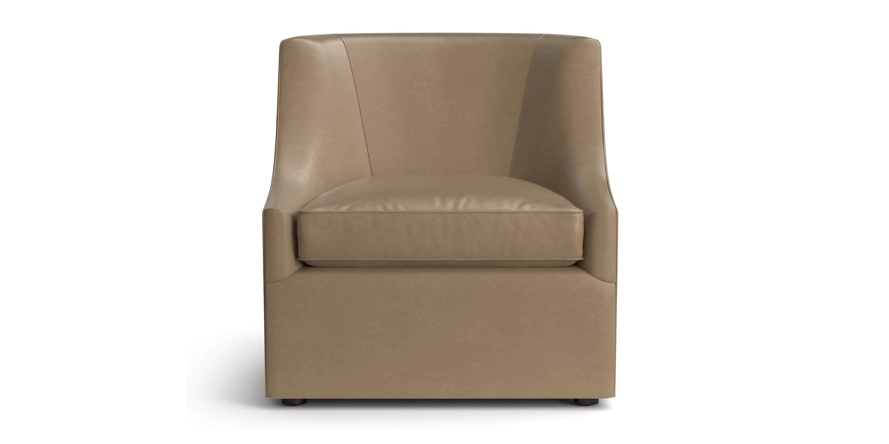 Sylva Leather Accent Chair