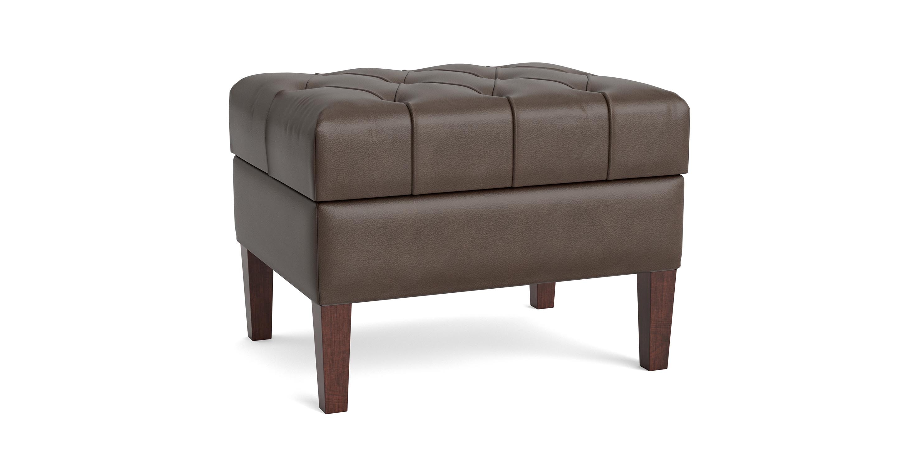 Dover Leather Rectangle Ottoman
