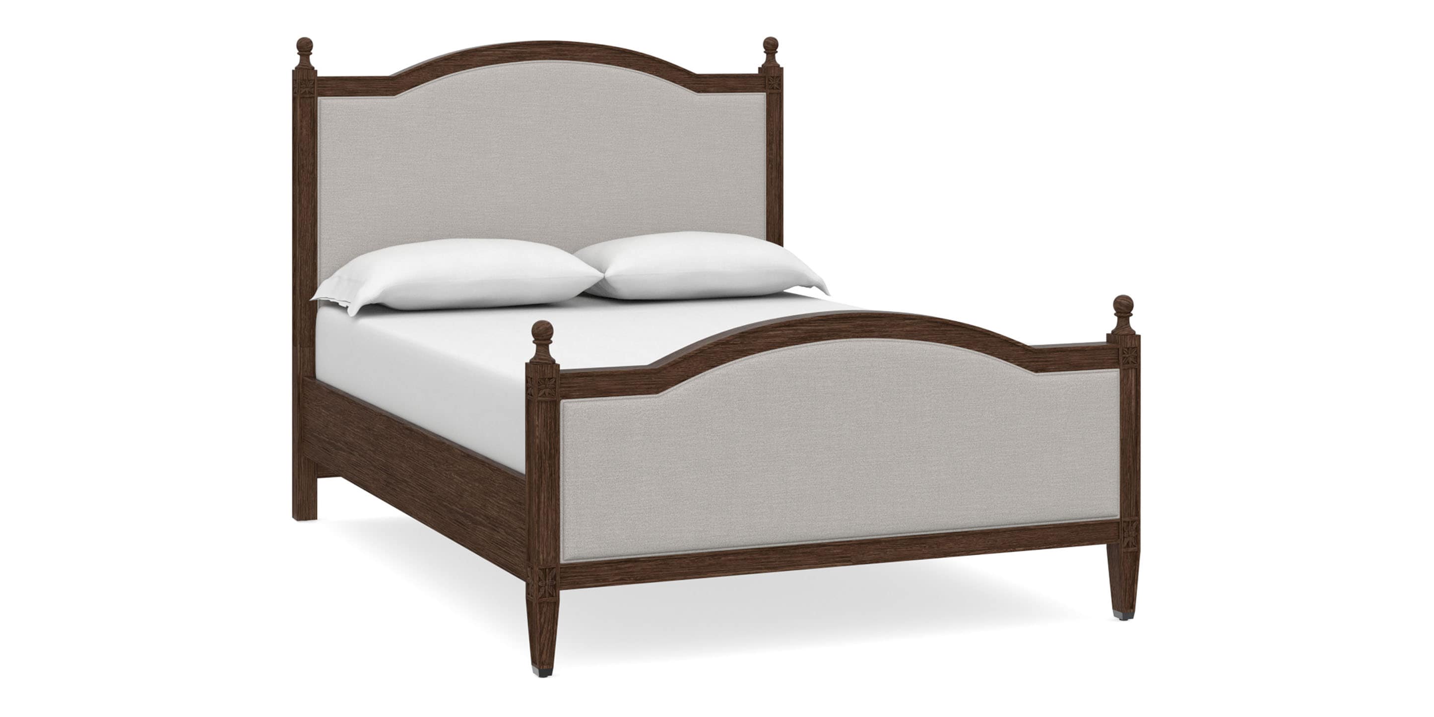 Charlotte Upholstered Bed with Footboard