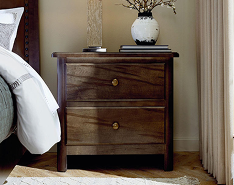 Bed With Nightstand