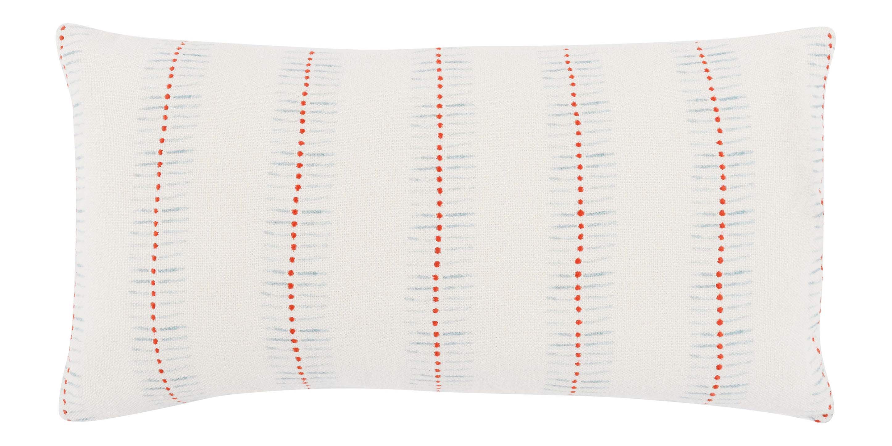 Cabana Blue Red Pillow Cover