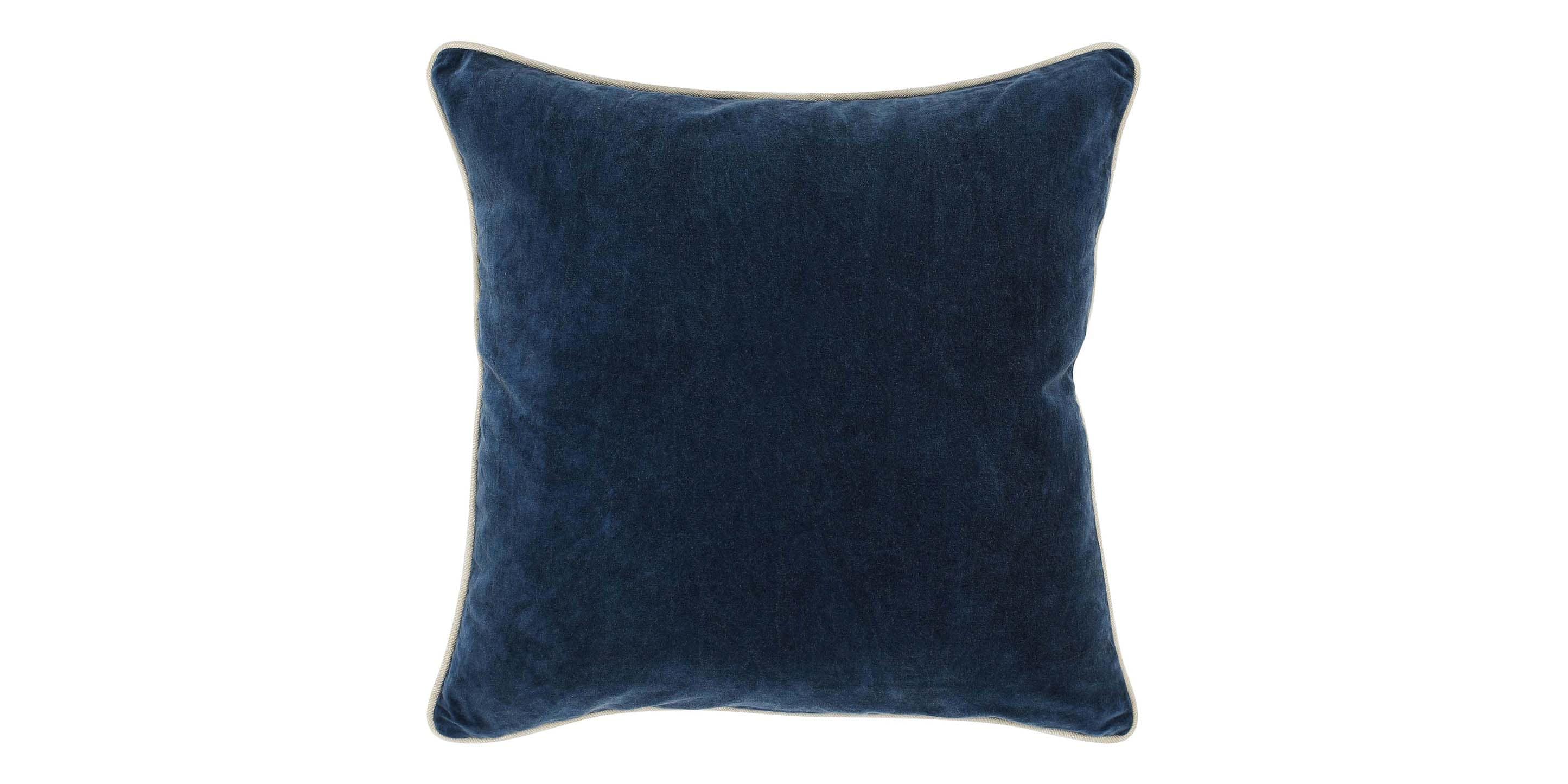Heirloom Velvet Navy Pillow Cover