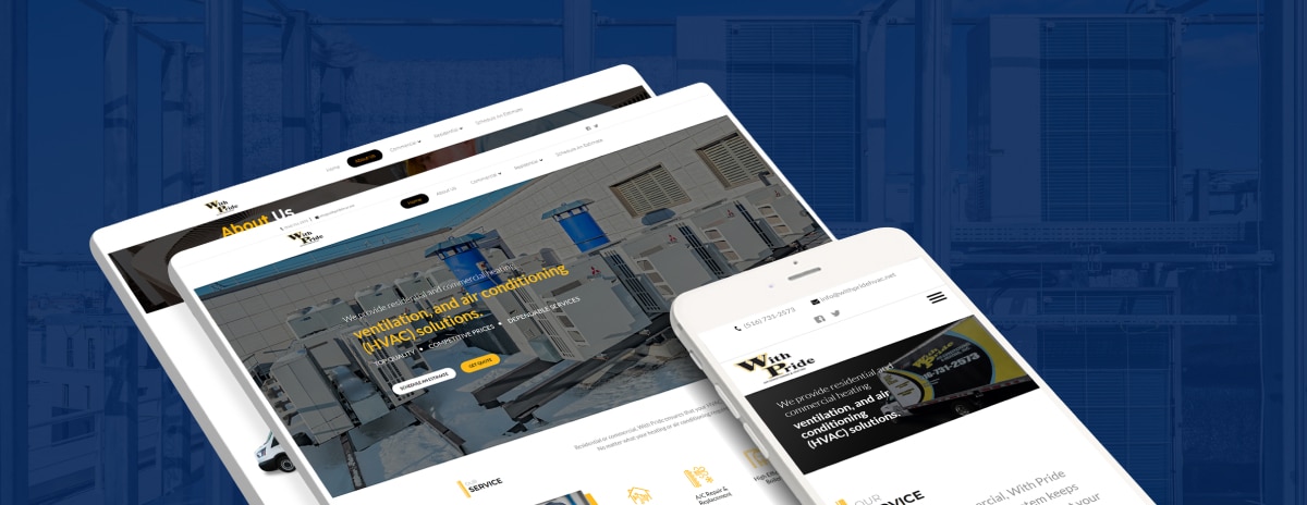 HVAC web design company