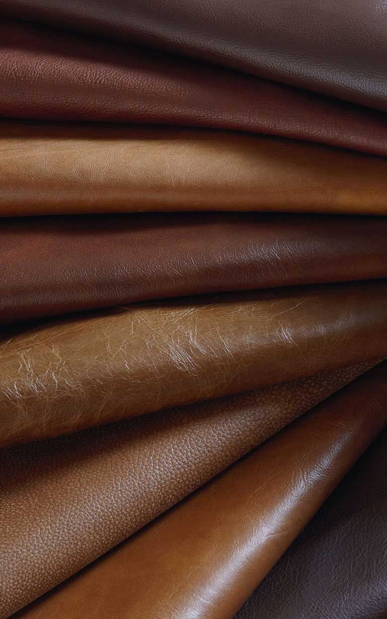 Folds of Rich, Tanned Leather